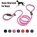 lynxking Dog Leash Slip Lead 5 6 8 FT Dog Training Leash Strong Heavy Duty Braided No Pull Training Lead Leashes for Small Medium Large Dogs