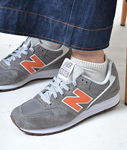 Amazon New Balance Mrl996 Jd ニューバランス Mrl996 Jd グレー ロゴオレンジ レディース スニーカー 6 24 シューズ バッグ