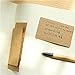 100 Pcs 8.7cm x 5.2cm DIY Brown Double-Sided Blank Kraft Paper Word Message Card Gift Name Card Cardboard