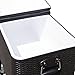 Tenive 80-Quart Rolling Wheels Ice Chest Portable Patio Party Bar Drink Entertaining Outdoor Cooler Cart - Brown Wicker Pattern