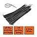 Zip Ties Heavy Duty 10 Inch Black Nylon Cable Ties 150 Piece / Wire Ties by Heavy Duty Ties