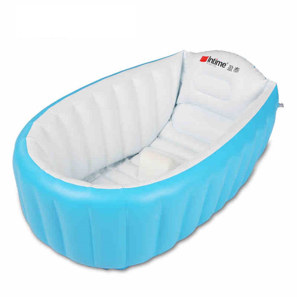Intime Inflatable Baby Bath Tub, Baby Children Shower Tub (For 03