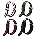 4pc 20mm NATO Ss Nylon Replacement Watch Strap Band