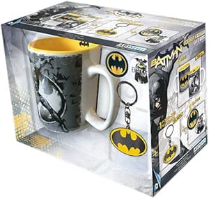 ABYstyle - DC COMICS - Caja de regalo - taza + llavero + Batman pins: Amazon.es: Hogar
