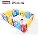 Dwinguler Castle Kids Playpen(Rainbow)