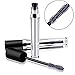 3 Pcs 8ml Empty Mascara Tube with Eyelash Wand Eyelash Cream Container Bottle for Castor Oil and DIY Cosmetics, Includes 3 tubes, 3 rubber inserts, 3 funnels and 3Transfer Pipettes
