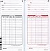 Lathem E7-1000 Model E7 Time Card (Box of 1000) For use with Lathem 7000E and 7500E Calculating Time Clocks, Double Side Print, Rotary Cut for Accuracy
