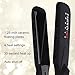 PARWIN Wet & Dry Flat Iron 1 1/4 Inch Hair Straightener for Women with Tourmaline Ceramic and PTC Heating, Professional Straightening Iron, Blackthumb 2