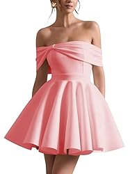 Off Shoulder Homecoming Dresses for Teens 2025