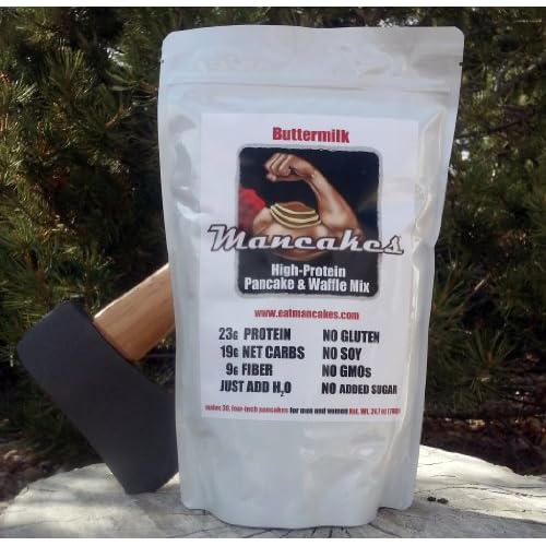 Mancakes Protein Pancake and Waffle Mix (24.7oz Bag) - Buttermilk image