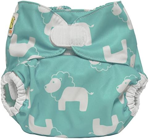 Diaper Safari Cover -H&amp;L Aqua Lion