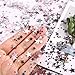 Tatuo 60 g Metallic Foil Star Confetti Sequin for Wedding Bachelorette Bridal Shower Party Decoration (Rose Gold and Silver)