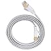 DanYee Cat 8 Ethernet Cable, Nylon Braided 50ft CAT8 High Speed Professional Gold Plated Plug STP Wires CAT 7 RJ45 Ethernet Cable 3ft 10ft 16ft 26ft 33ft 50ft 66ft 100ft (White 50 ft)
