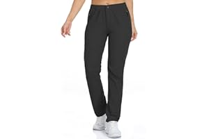 CNBQDD Women Travel Golf Pants 27''/29''/31'' Lightweight Quick Dry Hiking Outdoor Athleisure Pants Water Resistant Lounge Casual