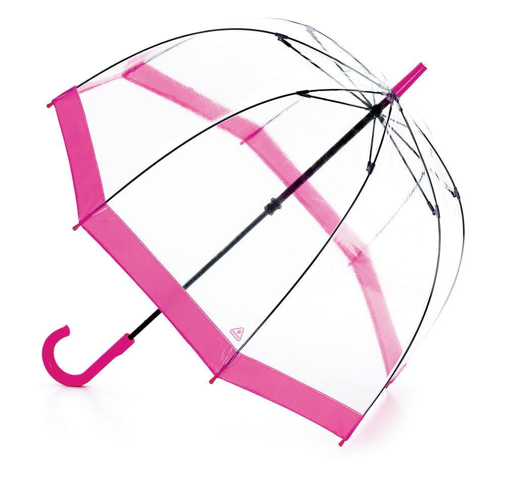 Fulton Birdcage 1 Umbrella Pink Trim