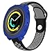RuenTech Compatible with Samsung Gear Sport Case Cover,Soft Silicone Protective Case Frame Shock Resistant Cover Case Compatible for Gear Sport R600 Smartwatch (7-Pack)