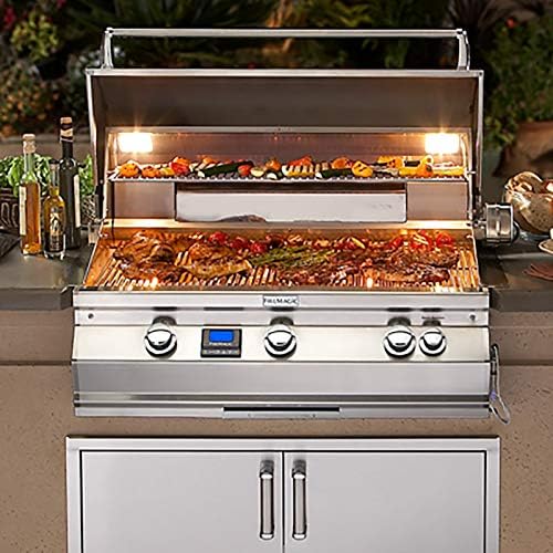 review Fire Magic Aurora A660i 30-inch Built-in Natural Gas Grill With Analog Thermometer And Rotisserie - A660i-6ean