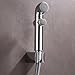 SonTiy Handheld Bidet Sprayer Shattaf Cloth Diaper Sprayer for Toilet Attachment with Adjustable Water Pressure Control Shut-off Brass T- Valve ABS Chrome