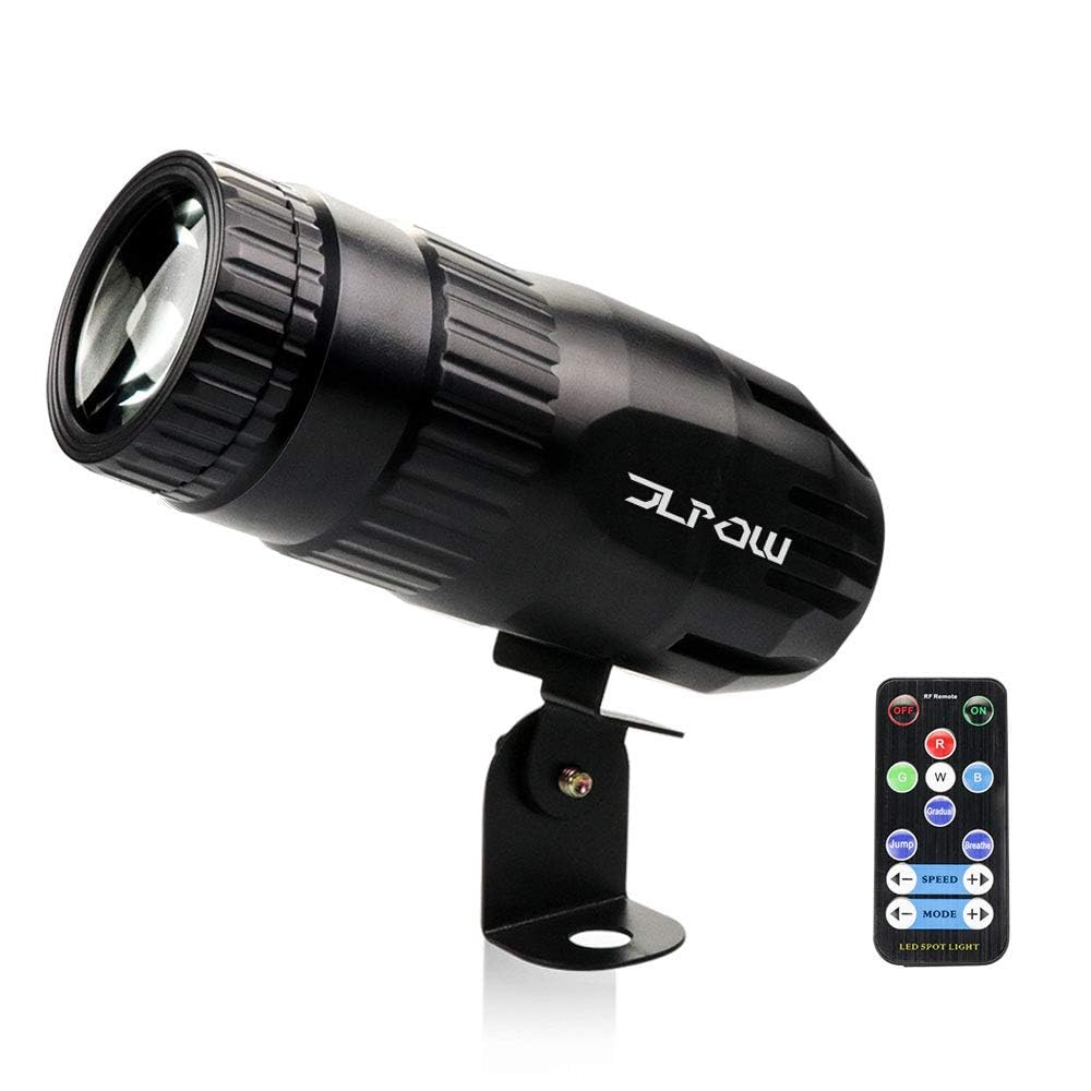 Pinspot Light with Remote, JLPOW Super Bright