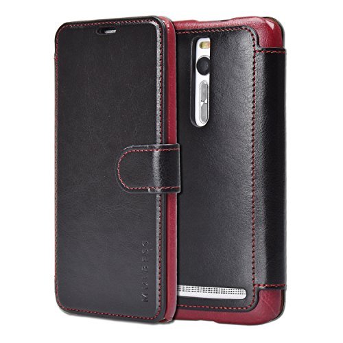 Mulbess Slim Leather Flip Wallet Case with Card Slots for 
