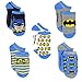 Batman Boys 5 pack Socks (4-6 Toddler (Shoe: 7-10), Batman Blue)