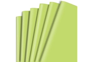 Dtiafu Green Wrapping Paper for Men Women Girls Kids - Solid Color Gift Wrapping Paper for Birthday Wedding,Christmas,Baby shower - 20 X 28inch Per Sheet(6 Sheet Folded Flat)