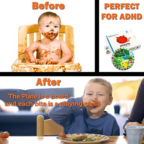 Playte Dinner Plate Kids Game Set Of 3 Perfect for Difficult and