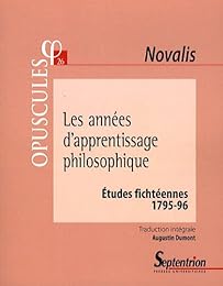 Études fichtéennes 1795-96