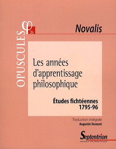 Études fichtéennes 1795-96