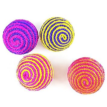 Pets Empire Durable Pet Rope Ball Dog Cat Playing Games (Pack of 2)