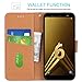 Aicoco Galaxy A6 Plus 2018 Case Flip Cover Leather Wallet Phone Case for Samsung Galaxy A6 Plus 2018 - Black