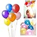 NUOLUX “Back to School”Party Balloons Assorted Bright Color Latex Balloons 12 Inch 100pcs(Random Color)