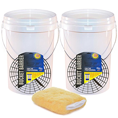 2 Car Wash Buckets & Bucket Barriers 2 Bucket Wash Method/System