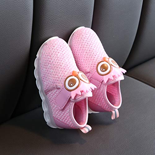 Infant Toddler Baby Boys Cute Cartoon LED Luminous Girls Sport Shoes Sneakers