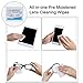 ALIBEISS Pre-Moistened Lens Wipes Screen Wipes for Glasses, Camera, iPad, Tablets, Smartphone, Screens and Other Delicate Surfaces,Pack of 300…