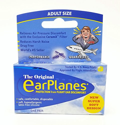 New super soft adult earplanes® ear plugs airplane travel ear pr…