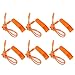 KASUNEN Safety Whistle Marine Whistle with Lanyard (6 Pack) for Boating Camping Hiking Hunting Emergency Survival Rescue