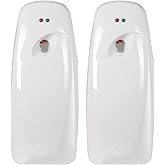 Automatic Air Freshener Spray Dispenser (2-Pack) Wall Mounted or Free Standing, Commercial and Home Use, Multiple Time Scent/
