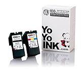 YoYoInk Remanufactured Ink Cartridge Replacement for Lexmark 43XL 44XL (1 Black, 1 Color)