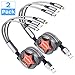 Multi Retractable 2.4A Fast Charger Cord, Yonyim Multiple Charging Cable 4Ft 3-in-1 USB Charge Cord with Phone/Type C/Micro USB for Phone/Huawei/Samsung Galaxy/Pixel/Sony/LG/HTC (2 Pack)
