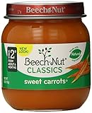 Beech-Nut Classics, Sweet Carrots, 4 Ounce (Pack of 10)