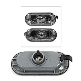 VW 1999-2005 Golf Jetta MK4 Fender Pair Side Marker Lights Lamp Smoke Lens