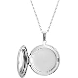 Jude Jewelers Stainless Steel Round Shaped Locket