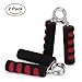 Lanshanchu 2 Pack Hand Grip Strengthener for Kids elderly, Soft Foam Hand Wrist Power Grip Strength Training Fitness Grips Gym Exerciser Gripper (Red)