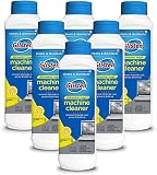 Glisten DM06N Dishwasher Magic Machine Cleaner and Disinfectant, 12 Fl. Oz. Bottle, 6-Pack