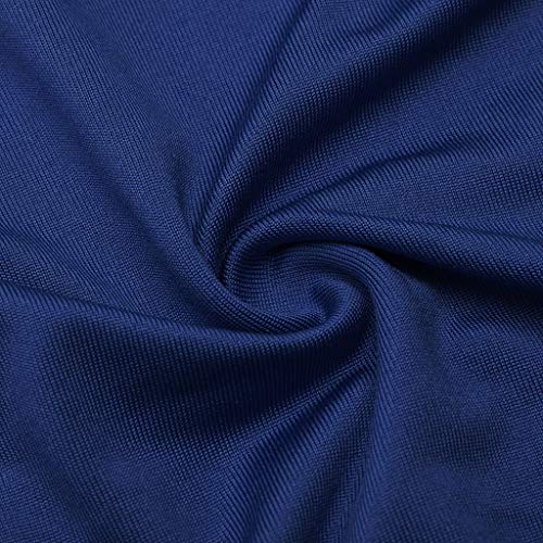 TIFENNY Women Business Plus Size Shawl Cold Shoulder Overlay Asymmetric Chiffon Strapless Sequins Dress Fashion Party Dresses Blue