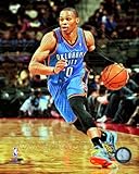 Russell Westbrook OKC Thunder 2012-2013 NBA Action Photo #2 8x10