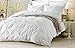 Web Linens Inc 3pc Pinch Pleat Design White Duvet Cover Set Style # 1006 - Full/Queen - Cherry Hill Collection