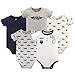 Hudson Baby Unisex Baby Cotton Bodysuits, Wingman, 3-6 Months