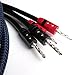 Audioquest: Type 4 Speaker Cable - 4 ft / 1.2m (Pair) - Silver Bananas